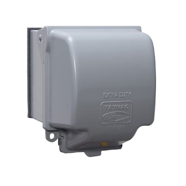 Taymac Weatherproof Cover, Double Gang Box Type, 2 Gangs, Aluminum - MX7200