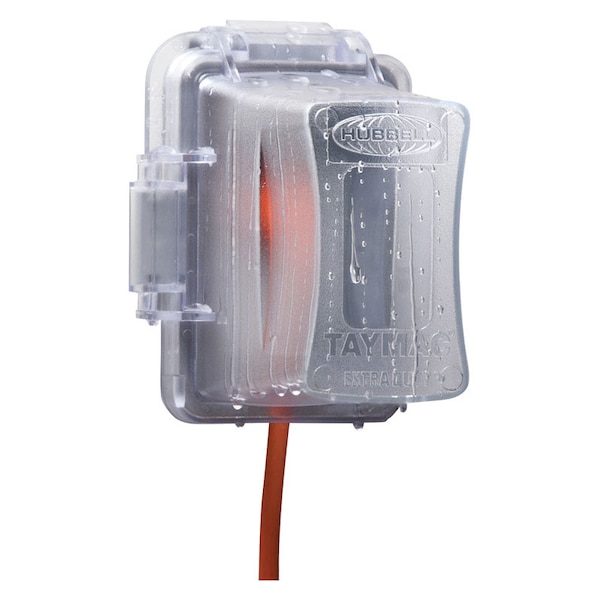 Taymac Weatherproof Cover, Cover Box Type, 1 Gang, Polycarbonate - MM720C