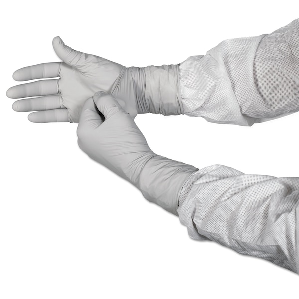 Guantes desechables de nitrilo Kimtech, 4 mil en la palma, nitrilo, sin polvo, talla 9, paquete de 600 piezas, gris - 11827