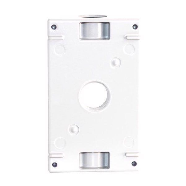 Sigma Electric Outlet Box, 1 Gang, Die-Cast Metal - 14250WH