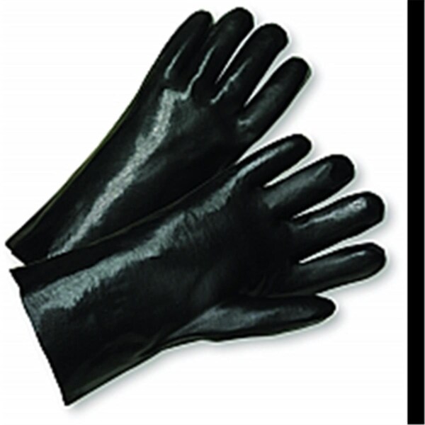 Guantes desechables de PVC de West Chester Protective Gear, PVC, L, 3 paquetes, negro - 152025.