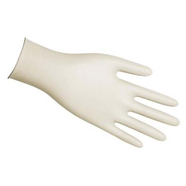 Guantes desechables de látex Jackson Safety, 5 mil de grosor en la palma, látex, sin polvo, tamaño L - LU2478410