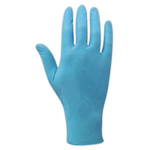 Guantes Desechables Magid ComfortFlex Strong, Nitrilo, Tamaño Mediano, Paquete de 100, Color Azul - T9332-M