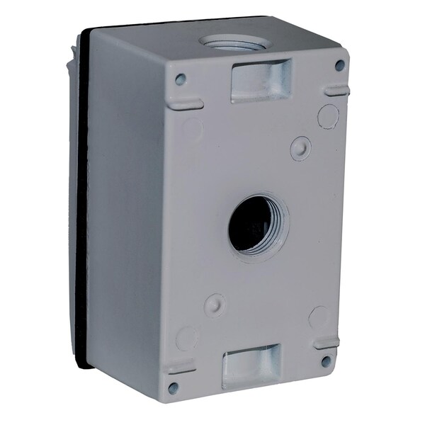 Sigma Electric Receptacle Kit, 1 Gang, Die-Cast Metal - 16446