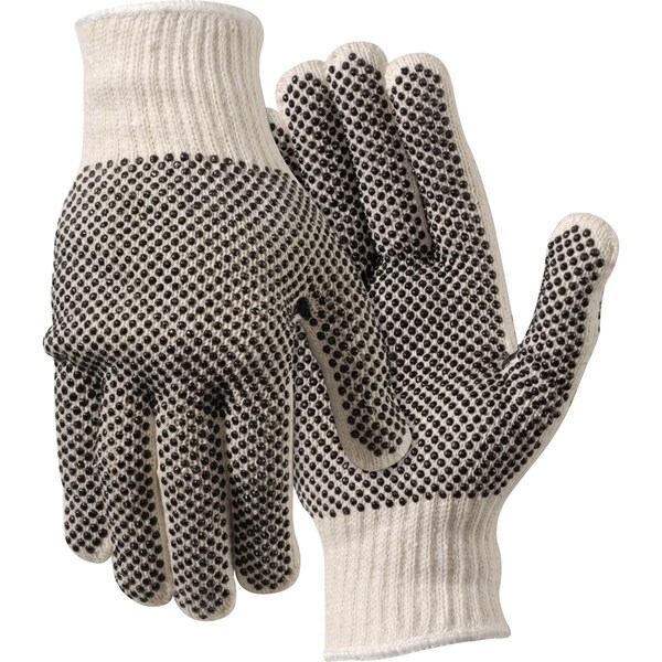 Guantes desechables de seguridad Mcr Safety, vinilo, L, blanco - 9660LM