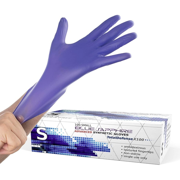 Guantes desechables de Nitrilo Dre Health, Nitrilo, S, 100 piezas - DRECSGB01-S-SYN-NITRILE-100PK