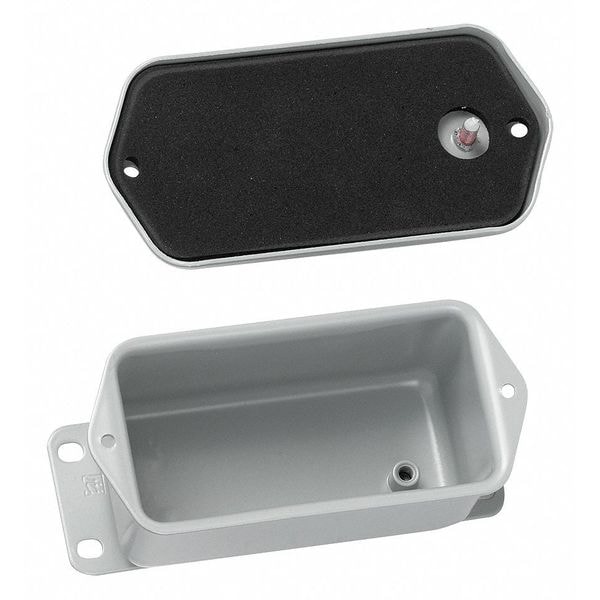 Nvent Hoffman Carbon Steel Electrical Enclosures, 4-1/2 in H, 2.62 in D, 3 in W, NEMA 4, Screw On - A403DSC