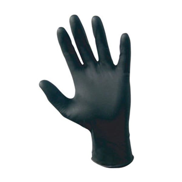 Arett Sales Raven, Guantes Desechables de Nitrilo, Negro - S04G 66512
