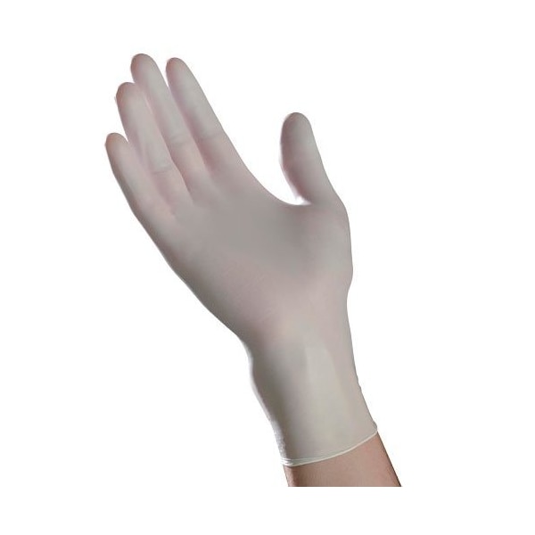 Tradex Intl Supreme XP, Guantes Desechables de Vinilo, Vinilo Estirable, Sin Polvo, XL, 100 Paq., Crema - VXL5221W