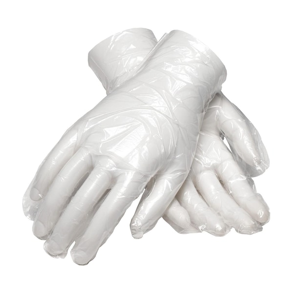 Guantes desechables de polietileno Pip Poly, 1 mil de grosor, tamaño grande, paquete de 10000 - 65-543/L