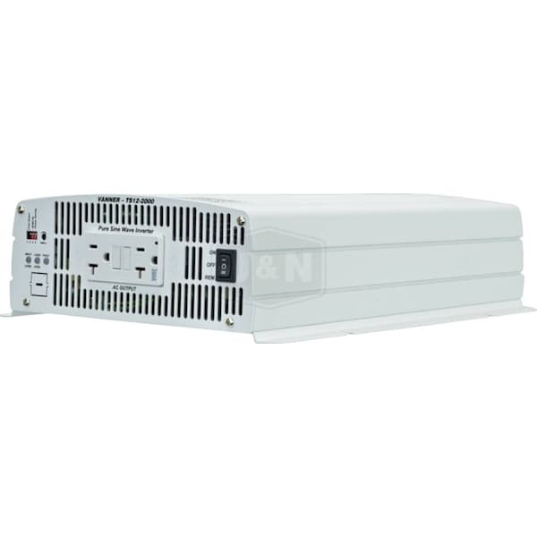 Aftermarket Power Inverter, Pure Sine Wave, 2,000 W Continuous - VAN-TS12-2000-JN