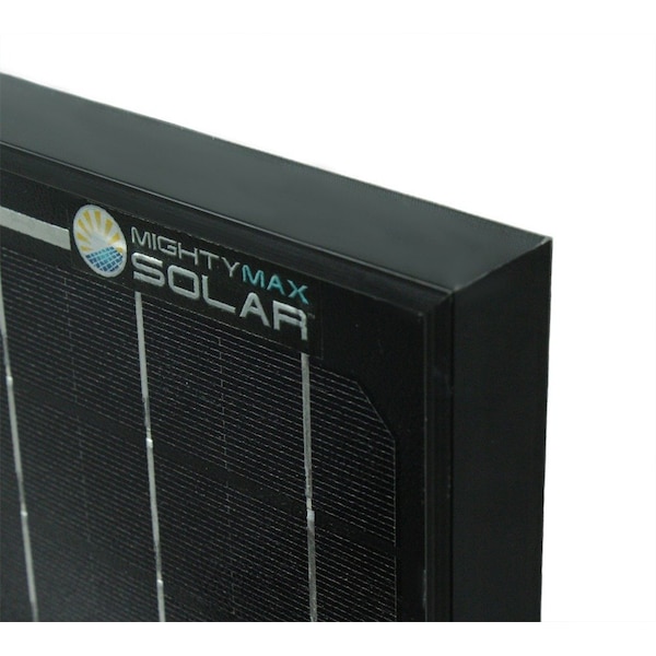 Mighty Max Battery Monocrystalline Solar Panel, 30 W, 12V - MAX3532520