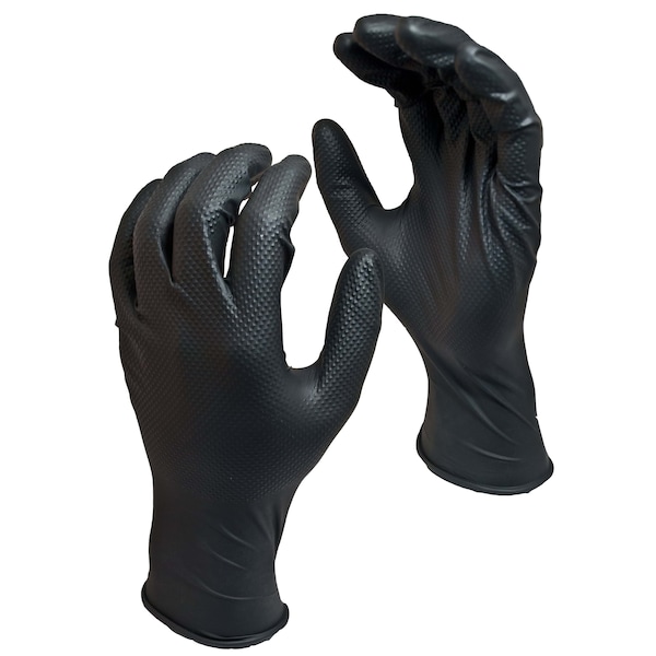 Guantes desechables de nitrilo Watson Gloves Green Monkey, 8 mil Palm, nitrilo biodegradable, sin polvo, tamaño L, paquete de 50 - 5558PF-L.