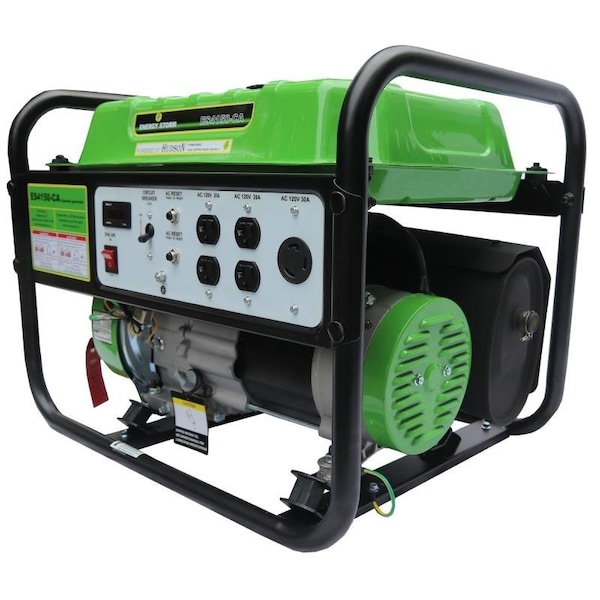 Lifan Portable Generator, Gasoline, 3,500 W Rated, 4,375 W Surge, Recoil Start, 120V AC, 29.2 A - ES4150CA