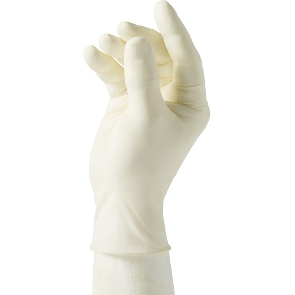 Guantes de examen de látex Curad, 5.9 mil Palm, Látex, sin polvo, XL, 90 piezas, blancos - MIICUR8107