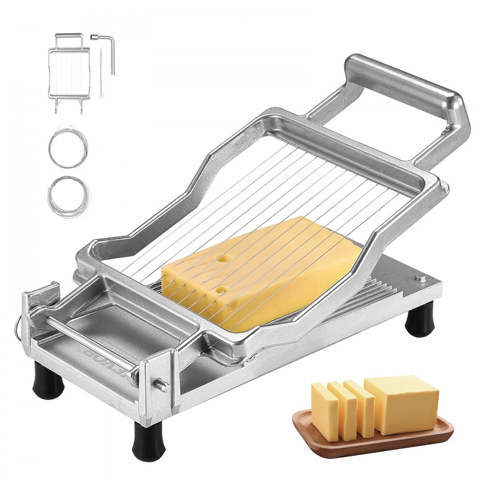 VEVOR Cheese Cutter with Wire Cheeser Butter Cutting 0.39" & 0.78" Cheese Slicer - MBNLQPJBXGLHGDNRMV0