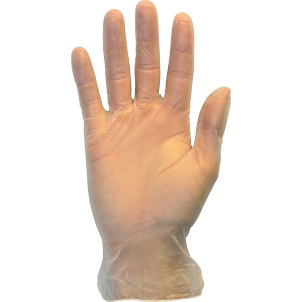 Guantes desechables de vinilo Safety Zone, 3 mil Palma, Vinilo, sin polvo, XL, 10 paquetes, transparente - SZNGVP9XLHHCT