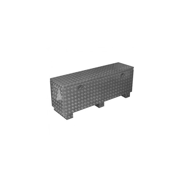 Tycon Systems Aluminum Enclosure 65X28X18" With Hinged Lid & Key - ENC-AL-65x28x18