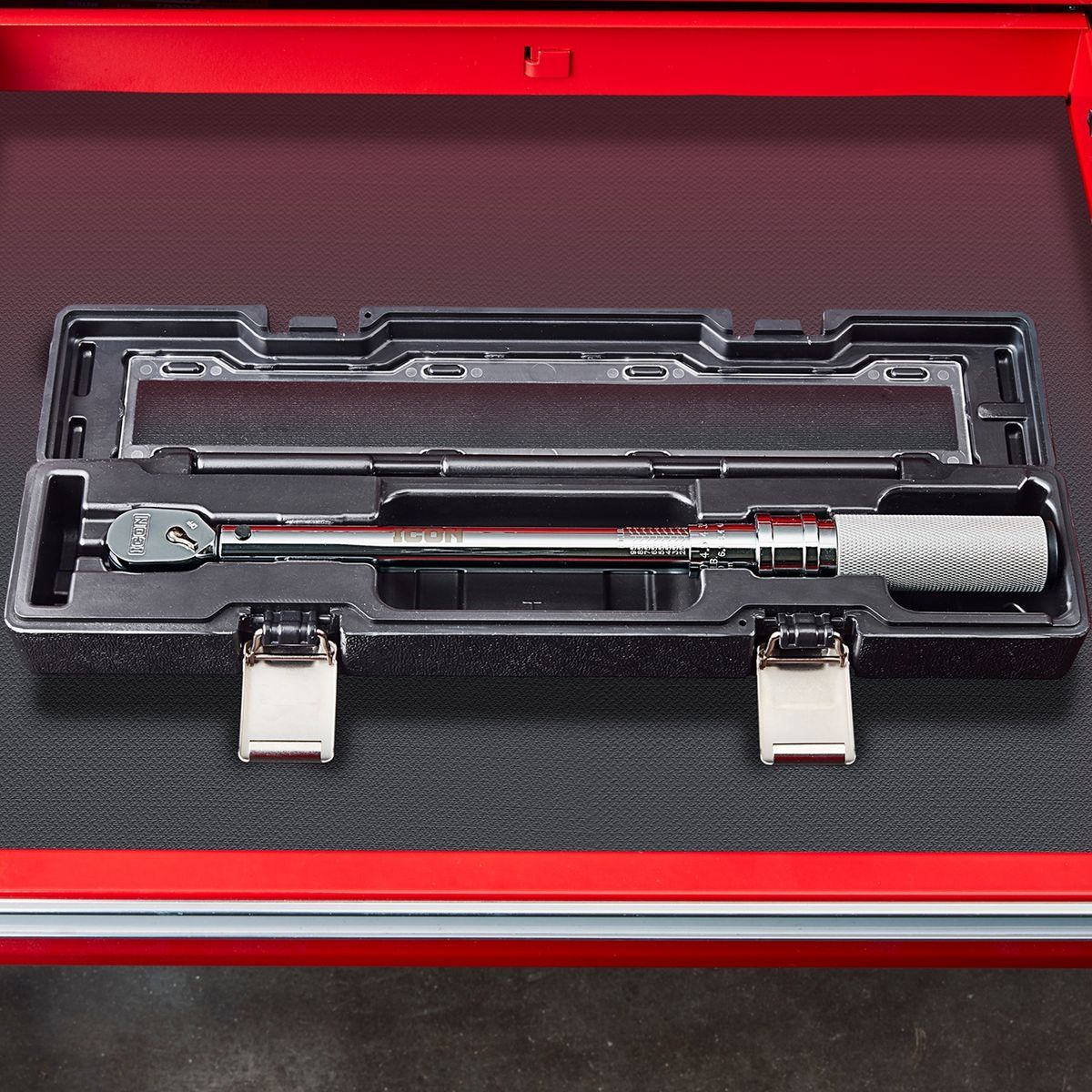 Llave de torsión de clic profesional de 3/8 de pulgada, 20-100 libras-pie - 64065