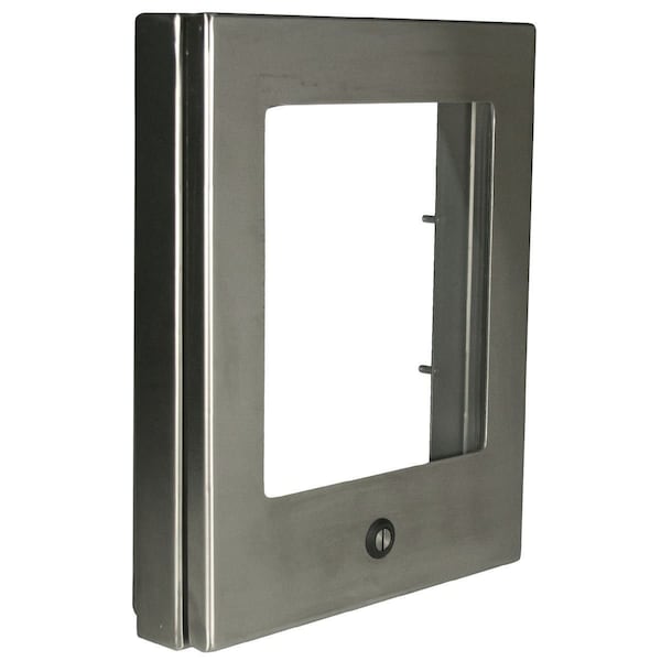 Wiegmann Window, 29 in. H x 20 in. W x 2 in. L, 304 Stainless Steel - WADW292002SS