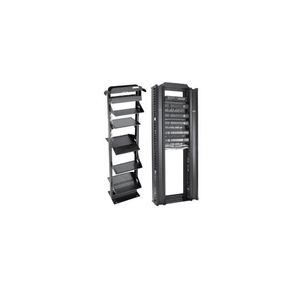 Nvent Hoffman Relay Rack, 84 in. H x 20-1/4 in. W x 15 in. L, Aluminum - EDR19FM45U