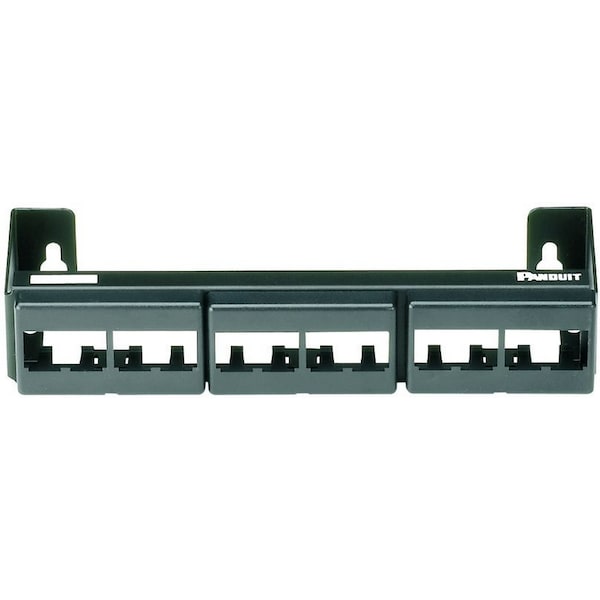 Panduit Blank Panel, 1.8 in. H x 19 in. W x 2-1/2 in. L, CRS - CWPP12WBL