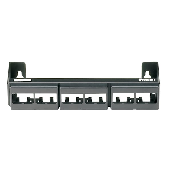 Panduit Blank Panel, 1.8 in. H x 19 in. W x 2-1/2 in. L, CRS - CWPP12WBL