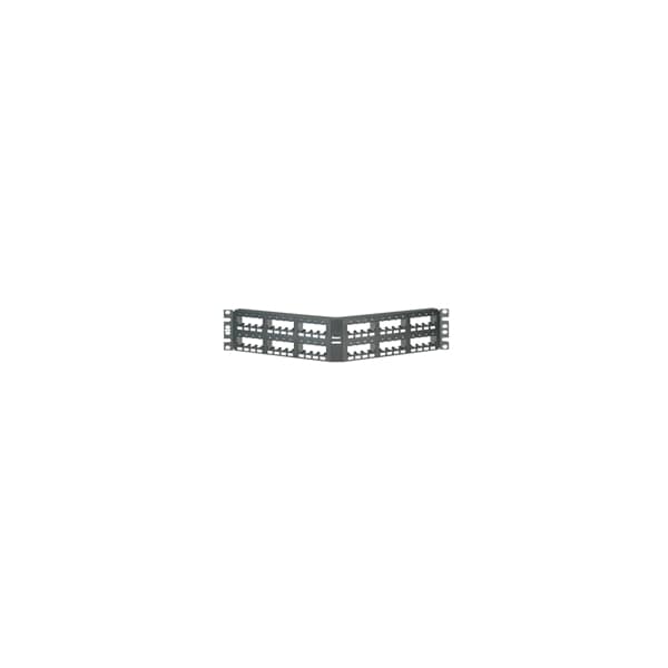 Panduit Patch Panel, 3-1/2 in. H x 19 in. W x 4.7 in. L, CRS - CPPA48FMWBLY