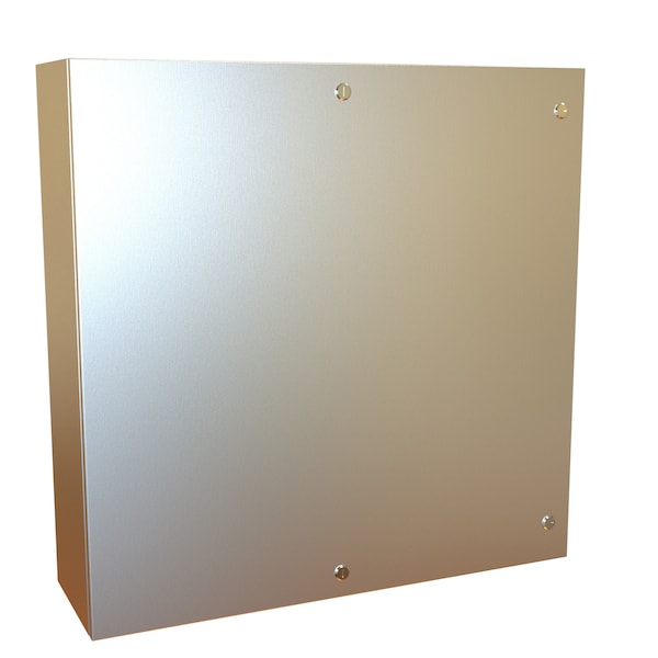 Hammond Stainless Steel Electrical Enclosures, 36 in H, 10 in D, 36 in W, NEMA 4X, Hinged - EN4SD363610SSR