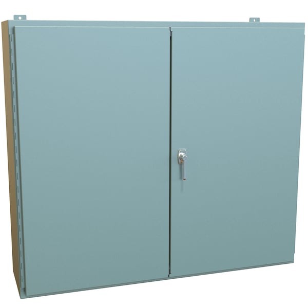 Hammond Steel Electrical Enclosures, 42 in H, 12 in D, 48 in W, NEMA 12, Hinged - 1422VW12