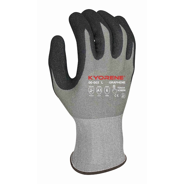 Kyorene 15g Gris Kyorene Grafeno A1 Liner con Microespuma HCT Negra (L) Guantes PK - 00-003 (L)