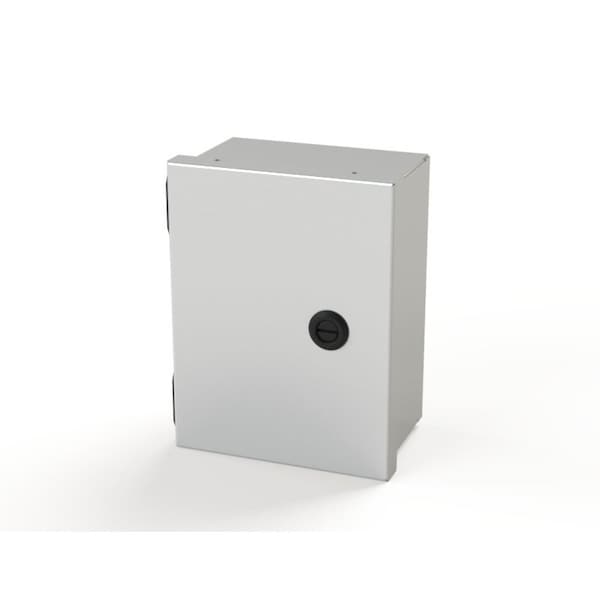 Saginaw Control & Engineering Carbon Steel Electrical Enclosures, 8 in H, 4 in D, 6 in W, NEMA 1 - SCE-8N604LP