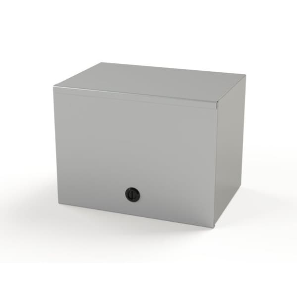 Saginaw Control & Engineering Carbon Steel Electrical Enclosures, 9 in H, 8 in D, 12 in W, NEMA 1 - SCE-L9N128LP