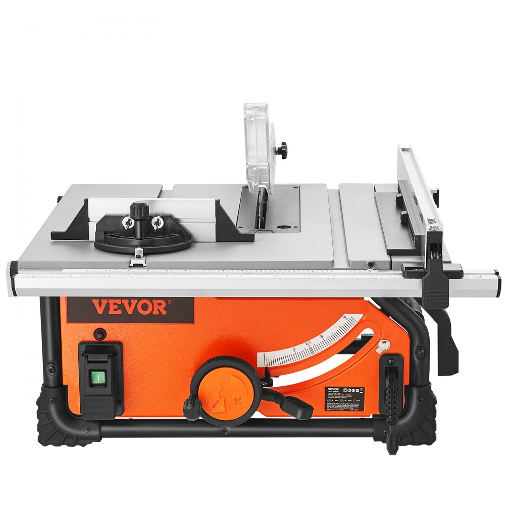 VEVOR 10" Table Saw Electric Cutting Machine 4500RPM 25-in Rip Capacity Woodwork - ZLXMGTJWZJMC19JOUV1