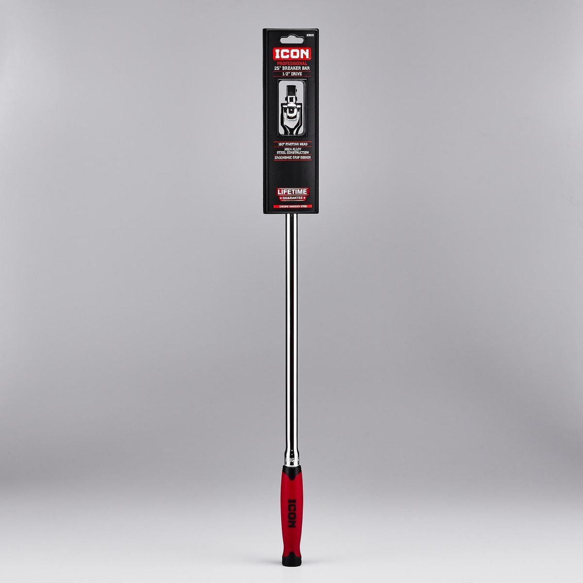 Barra de extensión profesional de 25 pulgadas con empuñadura de TPR - 64821