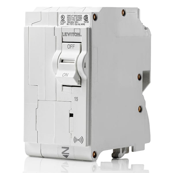 Leviton Circuit Breaker, 15A, 2 Pole, 120/240V AC - LB215-S