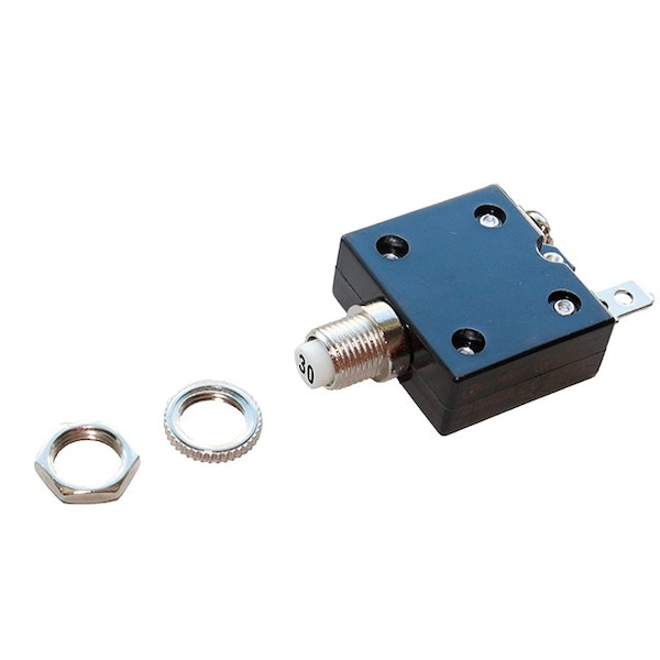 Optifuse Thermal - Push to Reset, 50VDC 250VAC 30A - CBW58-HL4-30A-5C