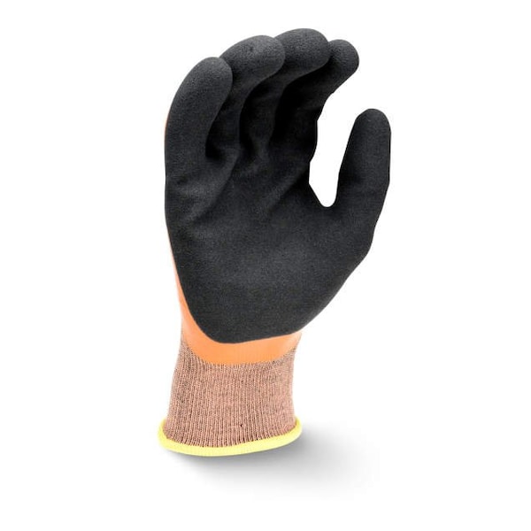 Guantes revestidos de látex Radians Radians¬Æ, calibre 13, naranja/negro, L, 1 par - RWG18L