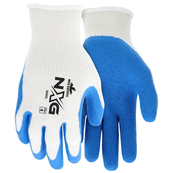 Guantes de seguridad de Mcr, NXG con recubrimiento en la palma de 10 calibres, XXL, paquete de 12 - 9680XXL