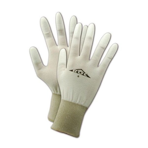 Guantes recubiertos de poliuretano en los dedos Magid ROC PU58, paquete de 12 - PU58-8