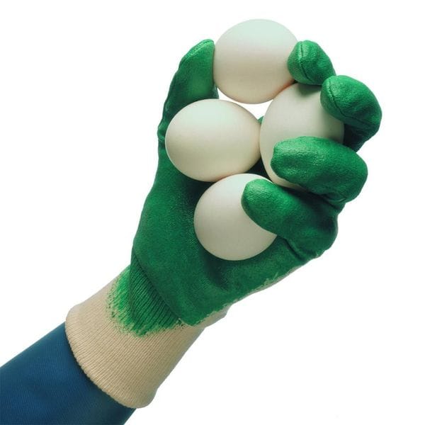 Guantes recubiertos de nitrilo Ansell, cobertura de 3/4, color verde, tamaño XL, paquete - 47-200