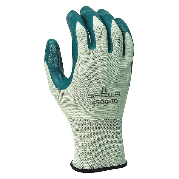 Showa VF, Guantes recubiertos, Verdes, 10, 6KF81, PR - 4500-10-V