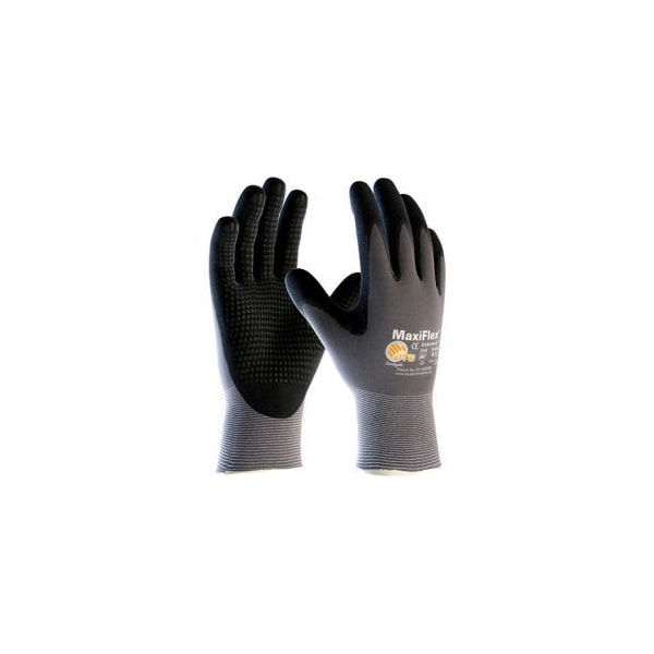 Guantes de Microespuma con Palma Punteada de Nitrilo MaxiFlex® Endurance„¢, XL, Negro, 1 Docena - 34-844/XL