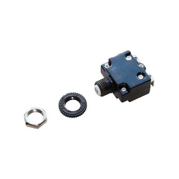 Optifuse Thermal - Push to Reset, 50VDC 250VAC 15A - CBW57-PB-15A-5X