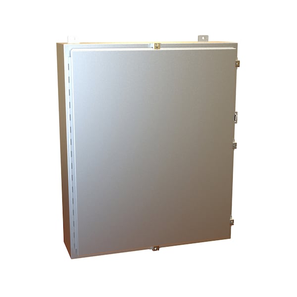 Hammond Aluminum Electrical Enclosures, 36 in H, 8 in D, 30 in W, NEMA 4X, Hinged - 1418N4ALM8