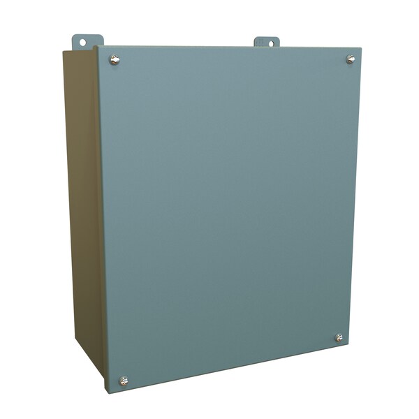 Hammond Steel Electrical Enclosures, 14 in H, 6 in D, 12 in W, NEMA 12, Screw On - 1414SCM6