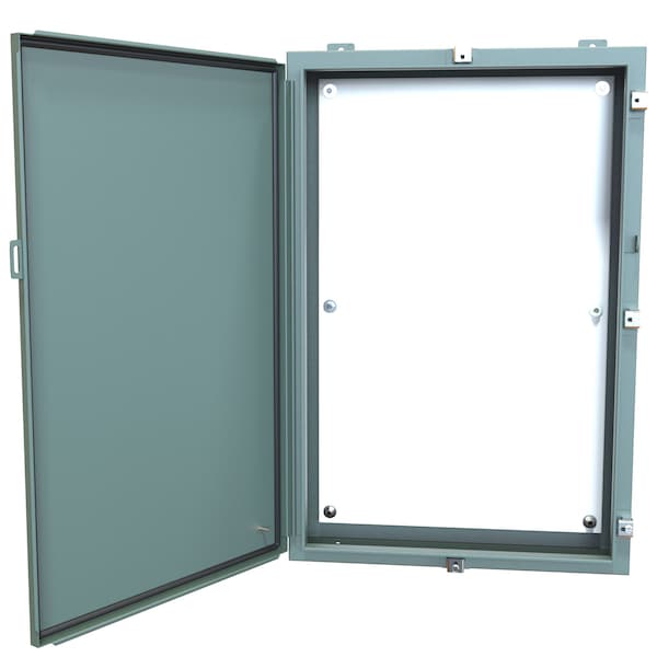 Hammond Steel Electrical Enclosures, 36 in H, 6 in D, 24 in W, NEMA 4, Hinged - 1418N4L6