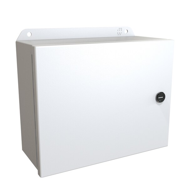 Hammond Steel Electrical Enclosures, 8 in H, 4 in D, 10 in W, NEMA 4, Hinged - EJ8104LG