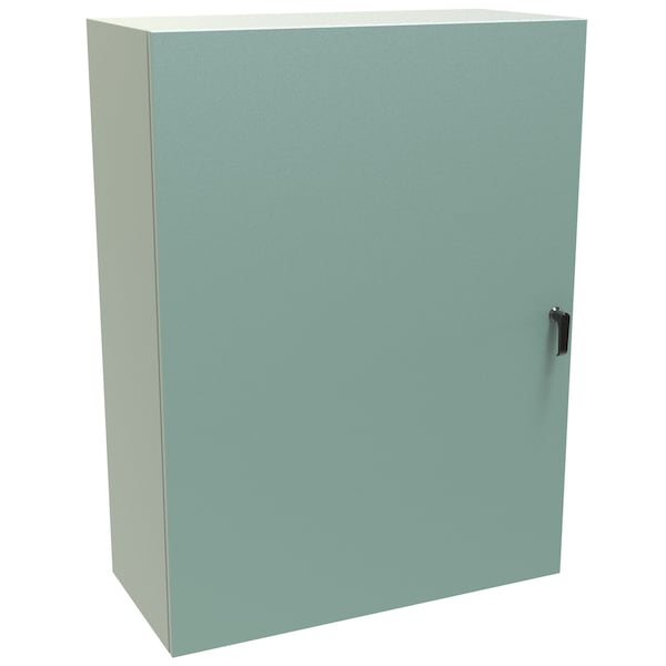 Hammond Steel Electrical Enclosures, 48 in H, 16 in D, 36 in W, NEMA 4, Hinged - EN4SD483616GY