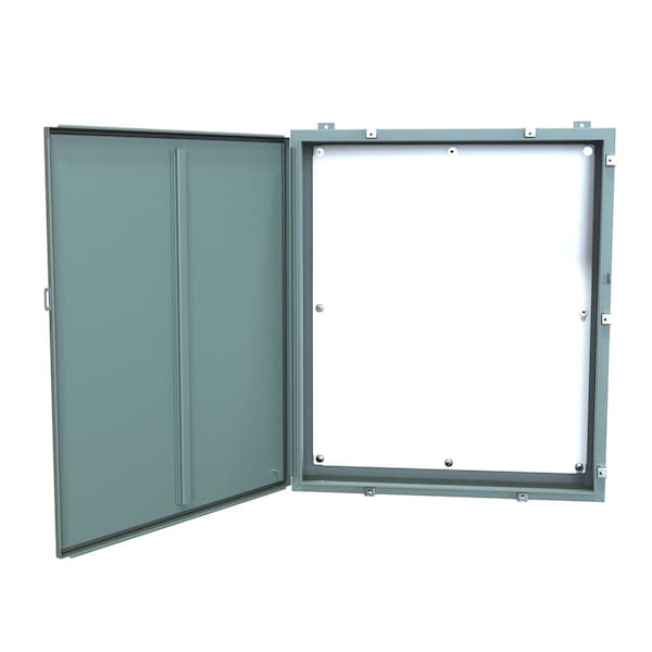 Hammond Steel Electrical Enclosures, 42 in H, 8 in D, 36 in W, NEMA 4, Hinged - 1418N4P8